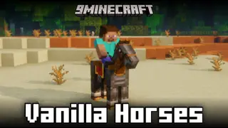 Vanilla Horses Mod (1.21.3, 1.21.1) – Improvements To Horses