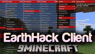 EarthHack Client Mod (1.21.1, 1.12.2) – 3arthh4ck Client for Anarchy Servers