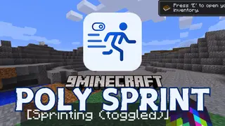 Poly Sprint Mod (26.2, 1.21.1) – Toggle Options For Sprinting and Sneaking