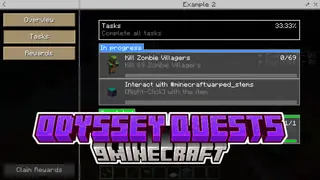 Odyssey Quests Mod (1.20.1) – Adds Tree-Style Quest System