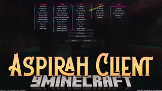 Aspirah Client Mod (1.21.1, 1.21) – Many Cool Features