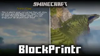 BlockPrintr Mod (1.21.4, 1.21.1) – Import 3D Scan Files As Minecraft Builds