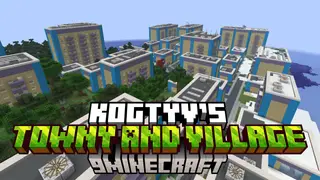 Kogtyv's Towny And Village Mod (1.21.8, 1.20.1) – Generate MiniCities in Minecraft