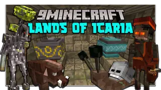 Lands of Icaria Mod (1.21.8, 1.20.1) – False Heaven