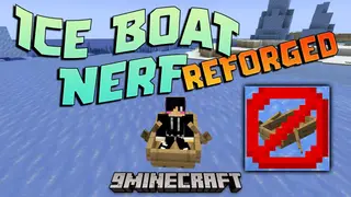 Ice Boat Nerf Reforged Mod (1.20.5, 1.20.1) – Slow Down The Skating Ships
