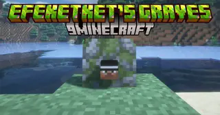 Efeketket's Graves Mod (1.21.8, 1.21.3) – Keep Items Safe With Death Graves