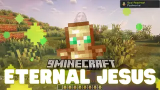 Eternal Jesus Mod (1.21.1, 1.20.1) – An Image of Jesus Christ On The Screen