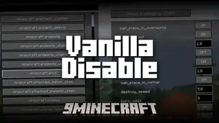 Vanilla Disable Mod (1.21.5, 1.20.1) – Disable Vanilla Features Individually