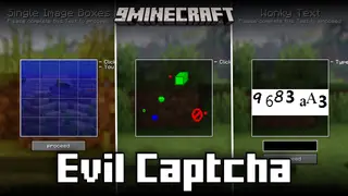 Evil Captcha Mod (1.21.4, 1.21.1) – Adds Captchas Into Minecraft