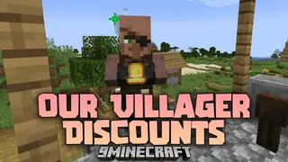 Our Villager Discounts Mod (1.21.8, 1.20.1) – Enhance Villager Trading With Server-Wide Discounts