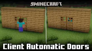 Client Automatic Doors Mod (1.21.1, 1.21) – Automate Opening/Closing Doors