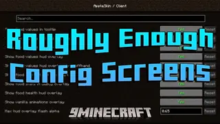 Roughly Enough Config Screens Mod (1.21.1, 1.20.1) – Easy Access To Mod Settings