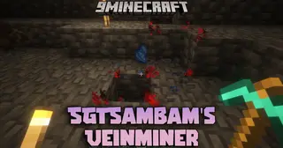 SGTSambam's Veinminer Mod (1.21.8, 1.20.1) – Break Entire Ore Veins