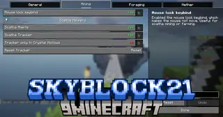 Skyblock21 Mod (1.21.5) – Helper Overlays And Alerts For Hypixel SkyBlock