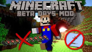 Beta Days Mod (1.21.8, 1.21.4) – Classic Look in Modern Version
