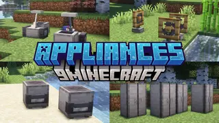 Appliances Mod (1.21.1) – Adds 5 New Blocks for Rotom to Possess