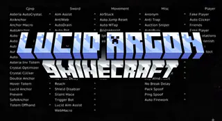 Lucid Argon Client Mod (1.21.1) – Free Ghost Client for PvP and Anarchy