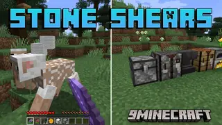 Stone Shears Mod (1.20.4, 1.20.1) – Stone Age Survival Tools