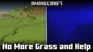 No More Grass And Kelp Mod (1.21.1, 1.20.1) – Removes Grass & Kelp From World Generation
