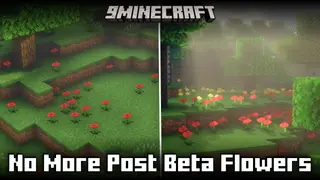 No More Post Beta Flowers Mod (1.21.1, 1.20.1) – Makes Flower Generations Same As Beta Version