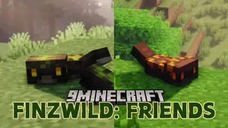 FinzWild: Friends Mod (1.21.8, 1.20.1) – Little Snake-like Friend