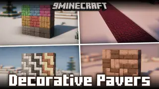 Decorative Pavers Mod (26.2, 1.20.1) – 100+ Pavement/Floor Blocks