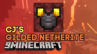 CJ's Gilded Netherite Mod (1.21.8, 1.20.1) – Armor that Transforms Piglins to Allies