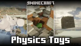 Patbox Physics Toys Mod (1.21.8, 1.21.1) – Realistic Physics In Minecraft