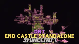 DnT End Castle Standalone Mod (1.21.8, 1.21.1) – Giant End Castle