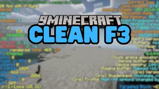 Clean F3 Mod (1.21.8, 1.20.1) – Uncluttered Debug Screen