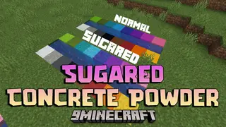 Sugared Concrete Powder Mod (1.20.4, 1.20.1) – Build Without Limits
