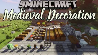 Medieval Decoration Mod (1.21.1, 1.20.1) – Medieval Themed Furniture