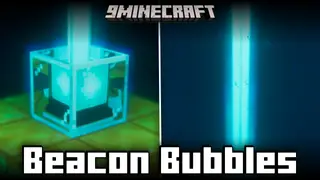 Beacon Bubbles Mod (1.21.5, 1.20.6) – Beacon Beams Turn Water Blocks Into Bubble Columns