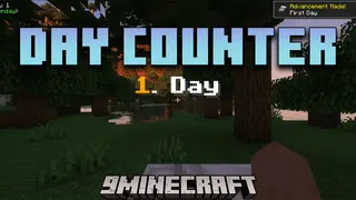 Day Counter Mod (1.21.1, 1.20.1) – Keep Track of Your Minecraft Days