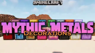 Mythic Metals Decorations Mod (1.21.1, 1.20.1) – Addon for Mythic Metals