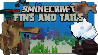 Fins and Tails Mod (1.20.1, 1.19.2) – New Aquatic Mobs