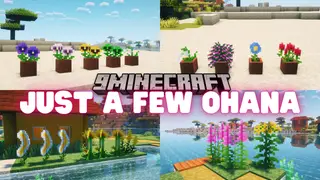 Just a Few Ohana Mod (1.21.1, 1.20.1) – Adds Over 50 Different Flowers