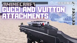 Gucci and Vuitton Attachments Mod (1.20.1, 1.18.2) – 30 New Weapon Attachments