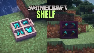 Shelf Mod (1.21.5, 1.20.1) – Adds Two Types of Shelves