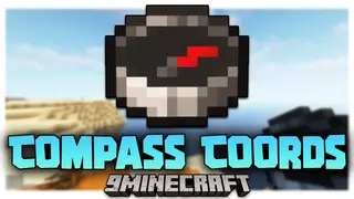 Compass Coords Mod (1.20.1, 1.19.2) – On-Screen Coordinates