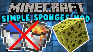 Simple Sponge Mod (1.20.1, 1.19.2) – Drain Lakes and Lava Pools