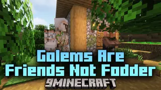Golems Are Friends Not Fodder Mod (1.21.1, 1.20.1) – Villager Repairs
