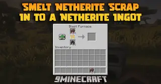 Smelt Netherite Scrap In To A Netherite Ingot Mod (1.21.5, 1.20.1)