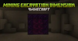 Mining Excavation Dimension Mod (1.21.5, 1.20.1) – Build Your Ultimate Quarry