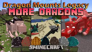 Dragon Mounts Legacy: More Dragons Mod (1.21.1, 1.20.1)