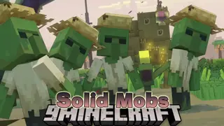 Solid Mobs Mod (1.21.5, 1.20.1) – Give Mobs Interactions Like Blocks