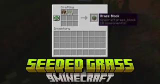 Seeded Grass Mod (26.2, 1.20.1) – Craftable Greenery For Builders