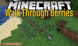 Walk Through Berries Mod (1.21.5, 1.20.1) – Sneak Through Berries