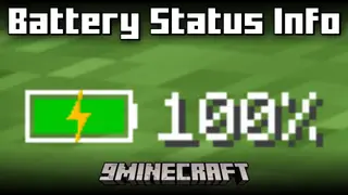 Battery Status Info Mod (1.21.1, 1.20.1) – Shows Device Battery Status In-Game