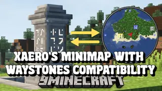 Xaero’s Minimap & World Map Waystones Compatibility Mod (1.20.1, 1.19.2)